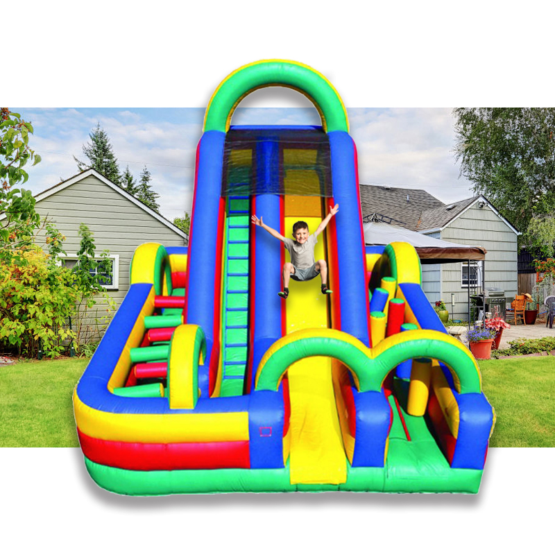 inflatable obstacle bounce house