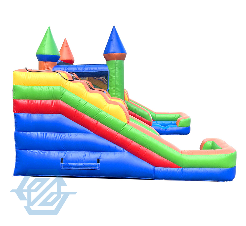 Commercial Inflatable Bouncer House Double slides for Rent