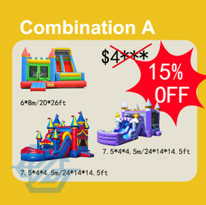 Commercial Combination Inflatable Bounce House for Rent