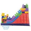 Inflatable Bouncer Building Blocks Slide with Blower for Sale