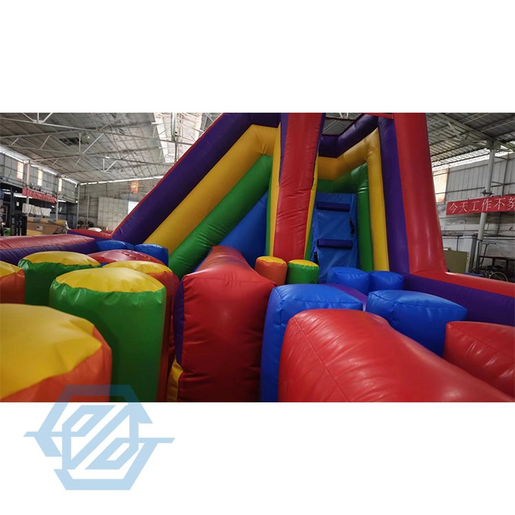 Inflatable Obstacle Course Game Bouncy Castle Combo with Slide 