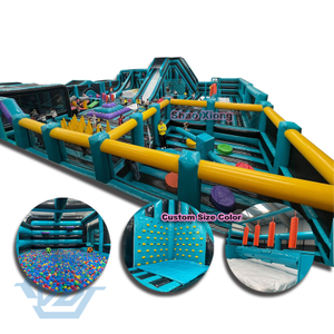 Giant Inflatable Theme Park Amusement Game Trampoline Playground