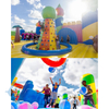 Inflatable Trampoline Theme Park Gmaes Playground for Sale