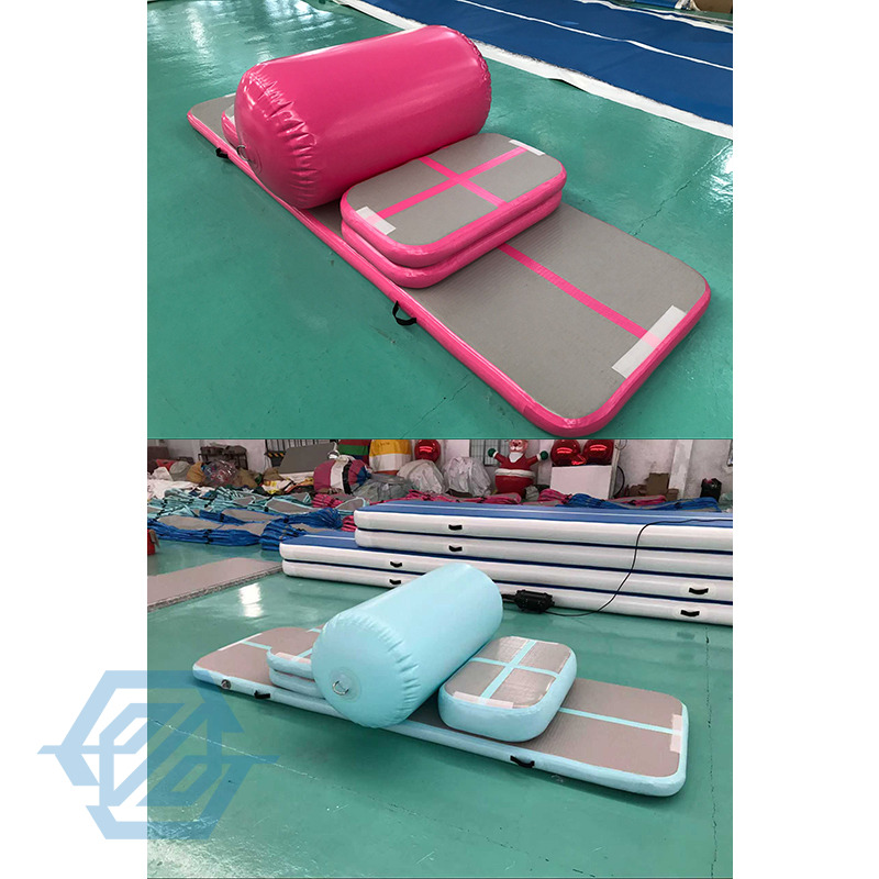 5 Piece Set Air Track Inflatable Training Tumbling Gymnastics Gym Mat