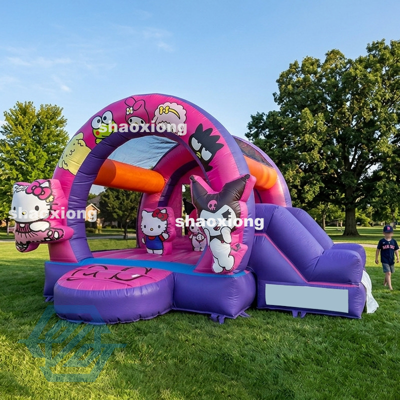 Inflatable HelloKitty Bounce House with Slide Combo