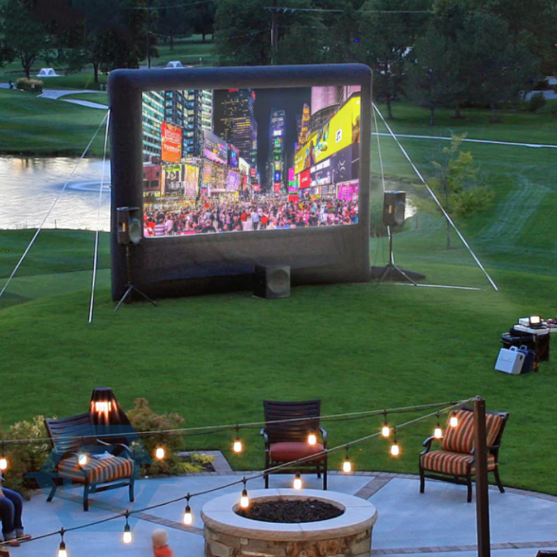 35.5x25.5ft Large Inflatable Movie Screen Projector Outdoor