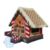 Inflatable Christmas Gingerbread Bounce House Dry Slide Rent