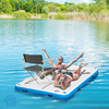 Inflatable Water Platform Floating Island Mats for Yoga Fishing