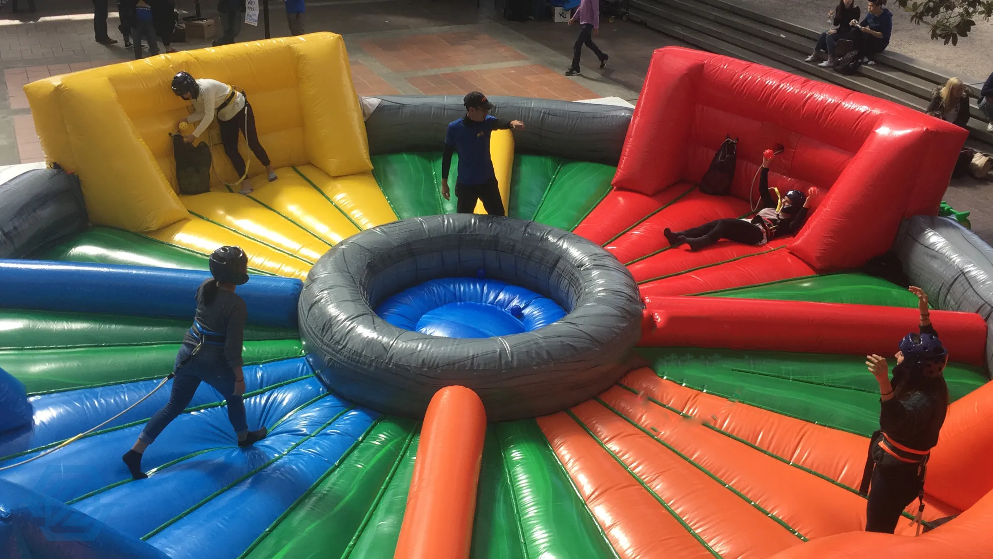 Commercial Interactive Inflatable Hungry Hippo Chow Down