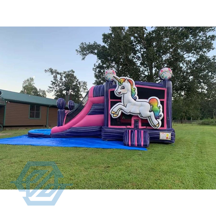 Unicorn Inflatable Bouncy House Jump Houses Castle Slide