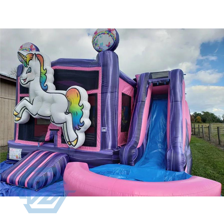 Unicorn Inflatable Bouncy House Jump Houses Castle Slide