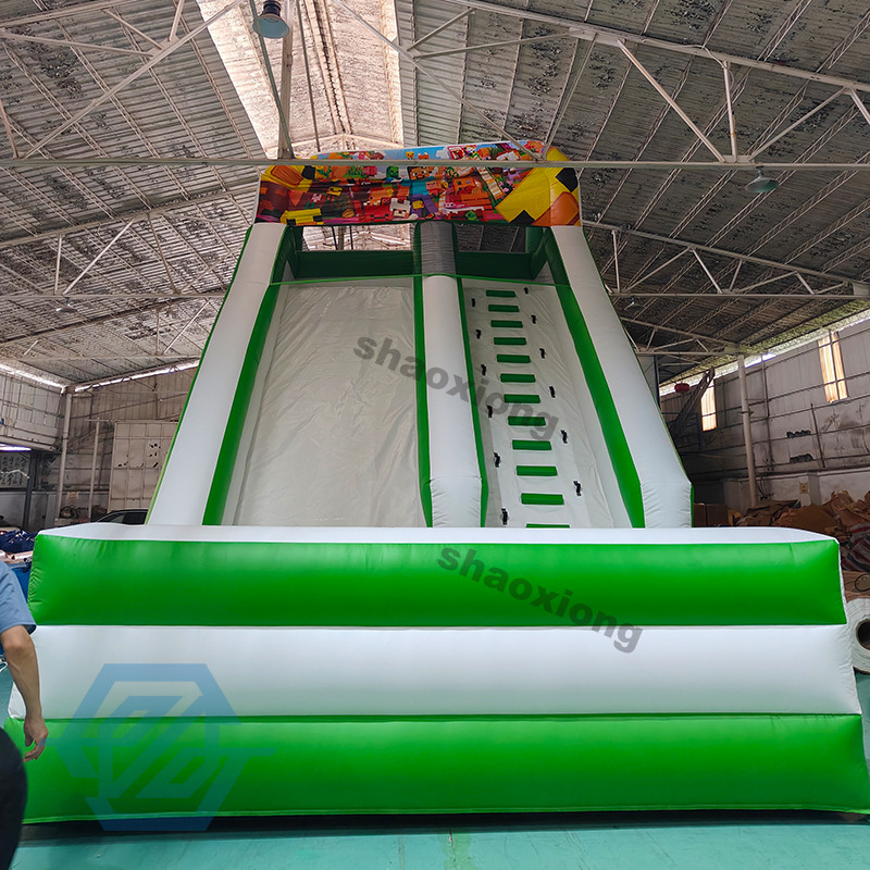 Outdoor Cartoon Minecraft Theme Inflatable Slide for Sale