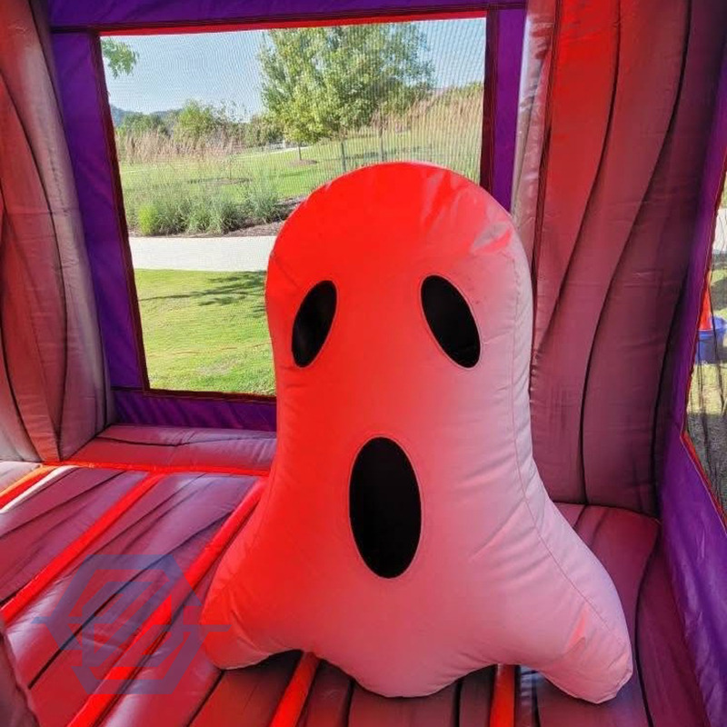 Inflatable Halloween Bounce House with Slides Combo with Blower