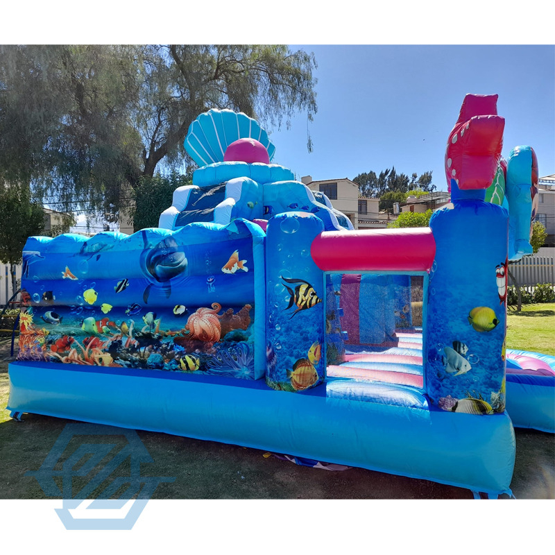  Meerjungfrau Inflatable Ocean Mermaid Playground Bouncy Castle