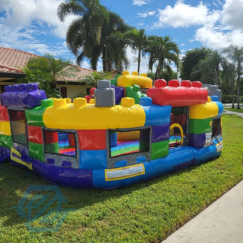 Inflatable Obstacle Couerse Bouce Jump House with Slide