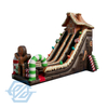 Inflatable Christmas Gingerbread House Bouncer Slide Rent