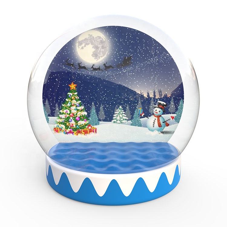 inflatable snow globe