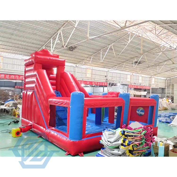 Inflatable Obstacle Bounce House Combo Slide 