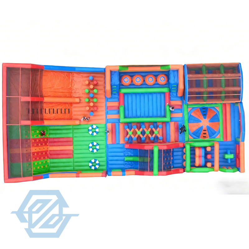  Inflatable Park Playground with Obstacles Slide for Sale