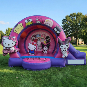 Inflatable HelloKitty Bounce House with Slide Combo