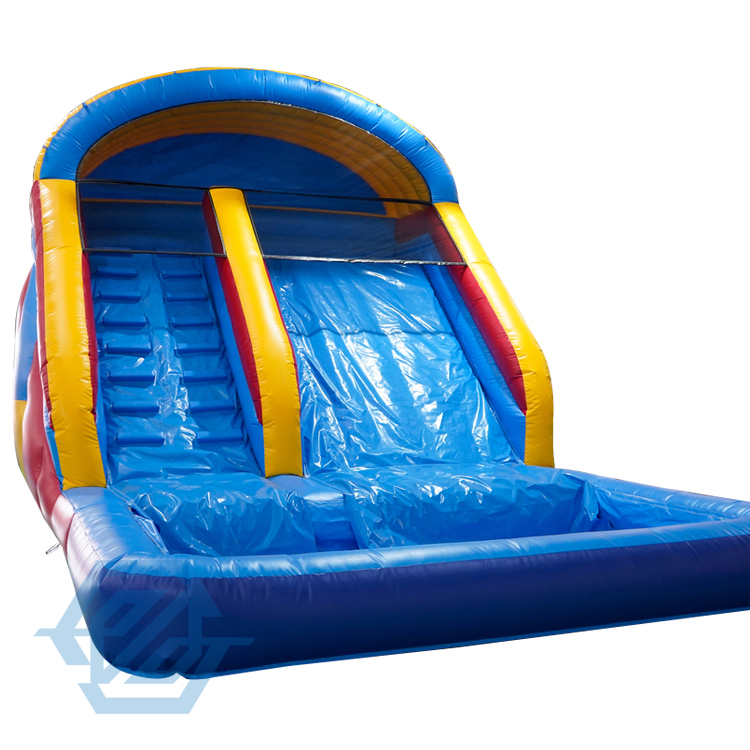 Factory Price Commercial Inflatable Water Slide with Pool