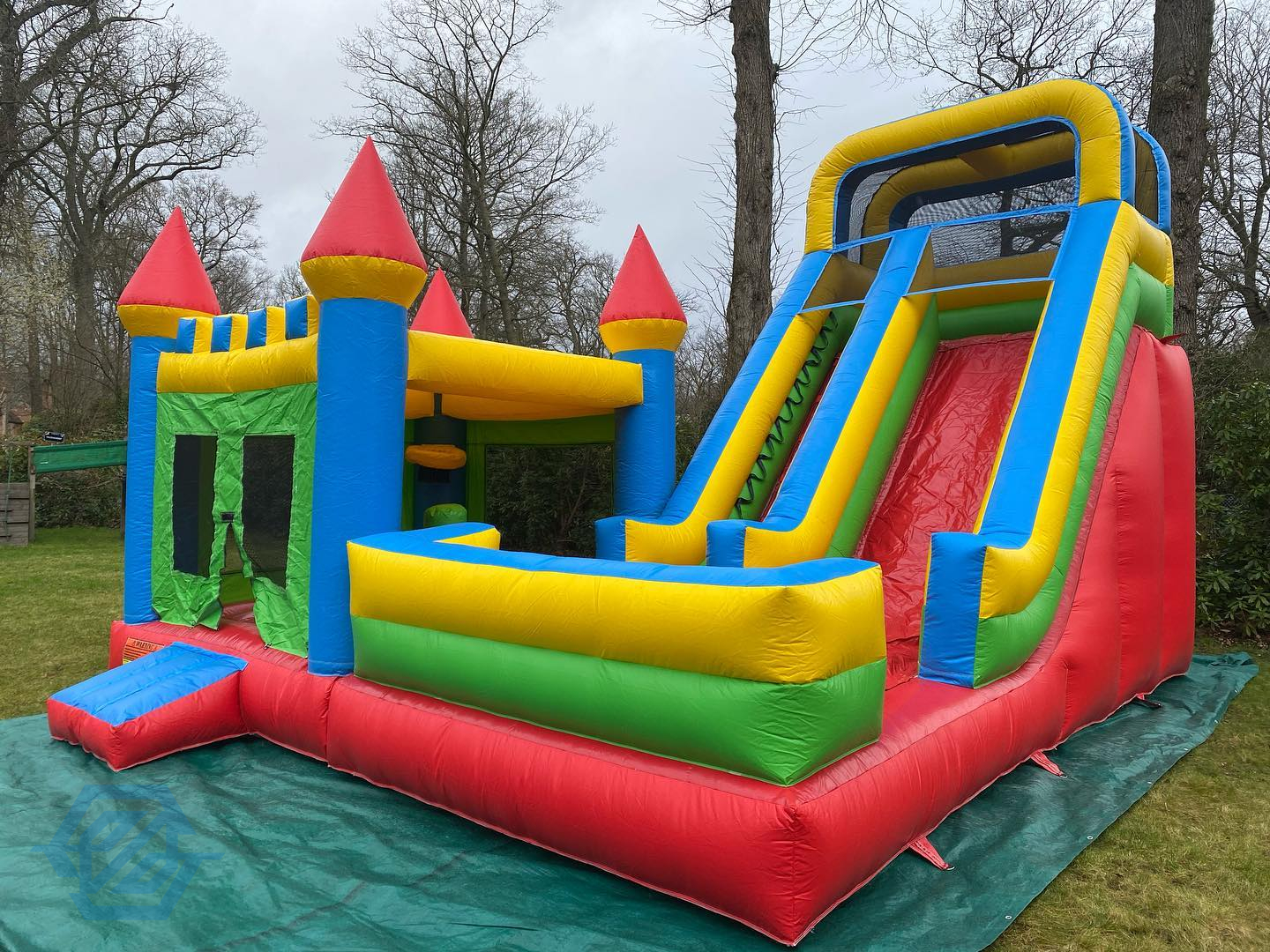 Commercial 8x7M Large Inflatable Bouncy House with Slide