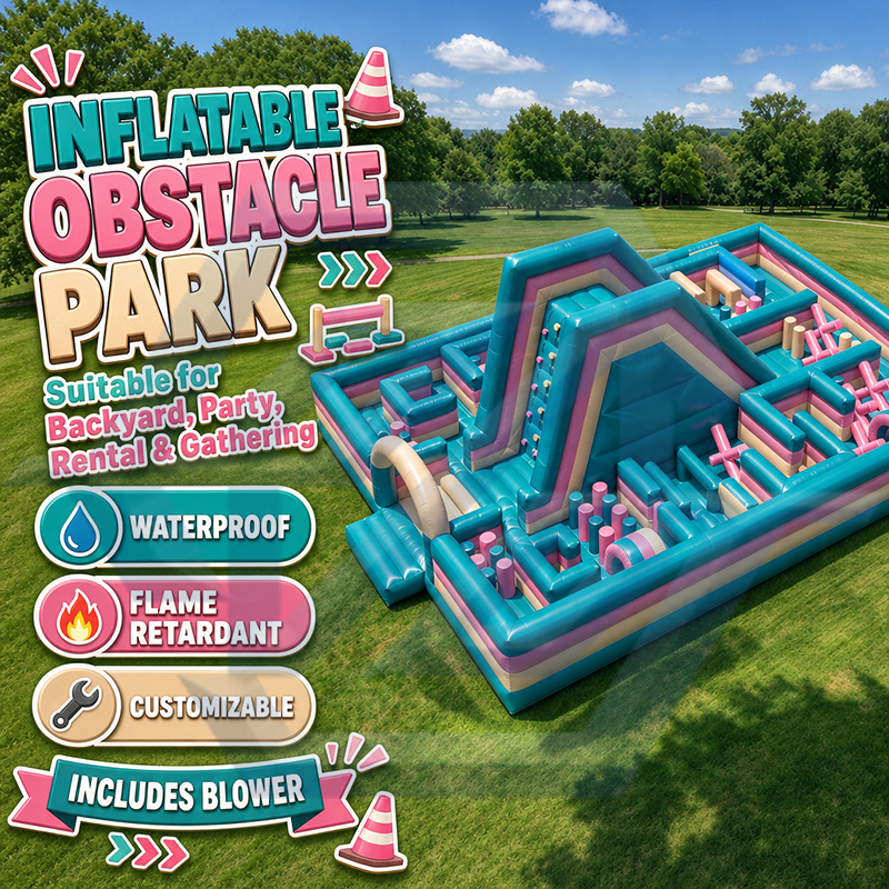 Inflatable Obstacle Course with Slide: Features, Benefits And Design Ideas