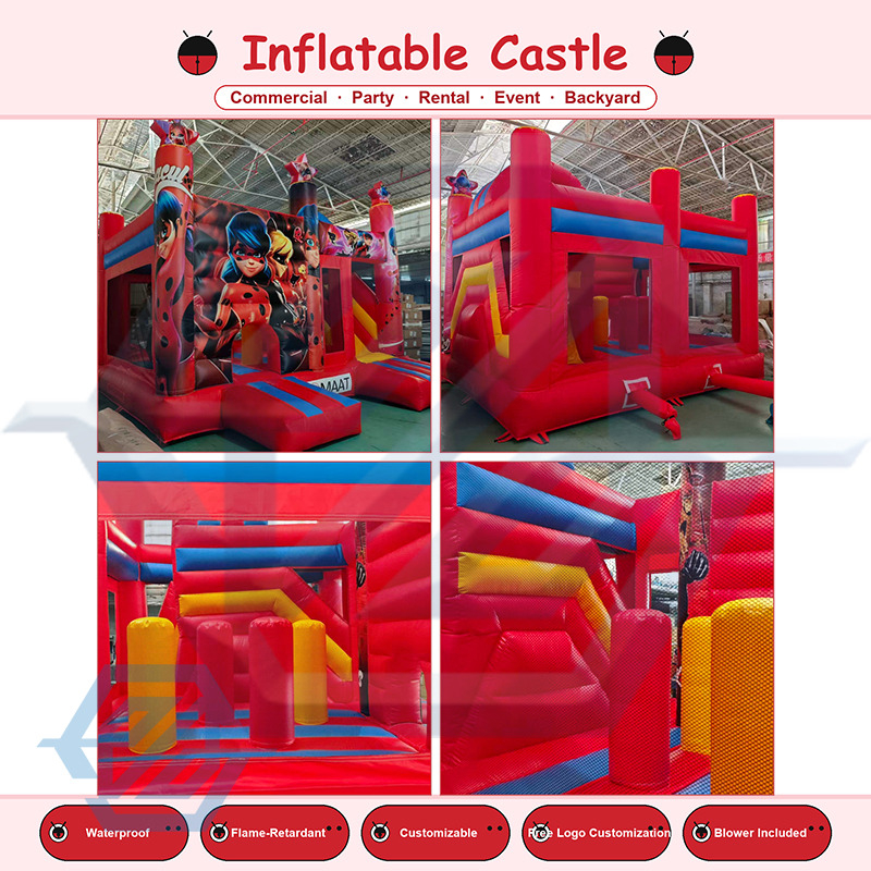 Inflatable Bouncer Outdoor Kids Toddlers Jumping Bouncy Castle Slide Combo