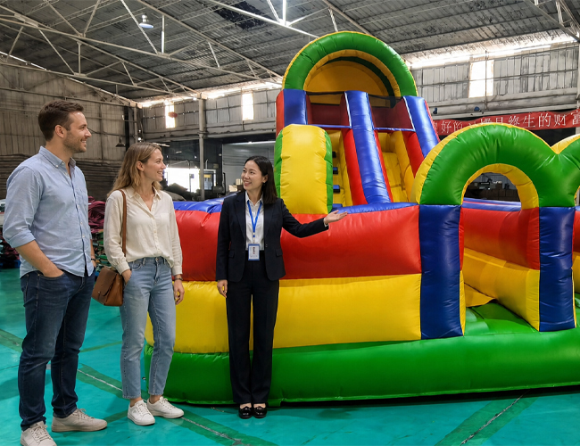 inflatable slide