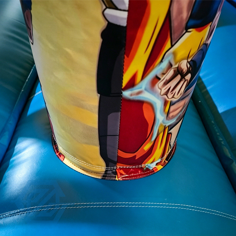 Inflatable Dragon Ball Z Demon Bounce House Slide Combo with Blower