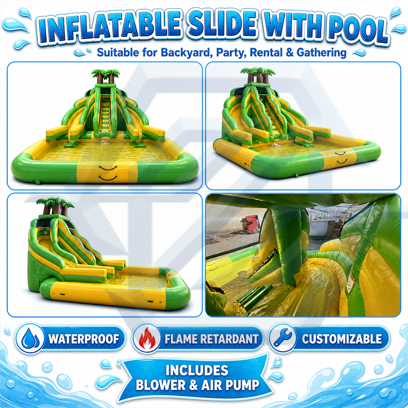 inflatable water slide