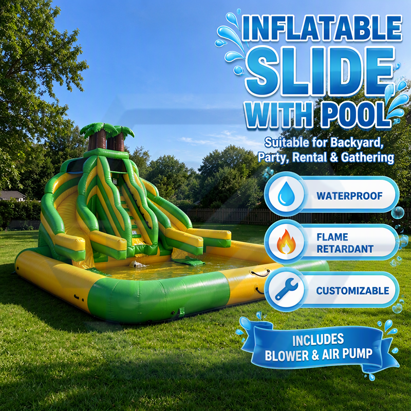 Best Inflatable Water Slides with Pools for Backyard Fun