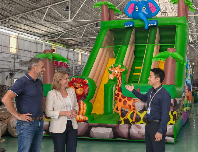 inflatable slide